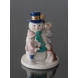 Clara & Peter with snowman, Royal Copenhagen figurine no. 550