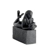 Christel Zodiac Figurines, Aquarius(20th January to 19th February), Royal Copenhagen figurine, black