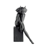 Christel Zodiac Figurines, Taurus (21st April to 21st May), Royal Copenhagen figurine, black