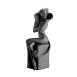Christel Zodiac Figurines, Leo(23rd july to 22nd August), Royal Copenhagen figurine, sort