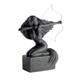 Christel Zodiac Figurines, Sagittarius (23rd November to 21st December), Royal Copenhagen figurine, black