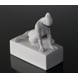 Perfectio woman sculpture, Royal Copenhagen figurine no. 657, white