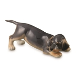 Hund, Gravhundehvalp, Royal Copenhagen hunde figur