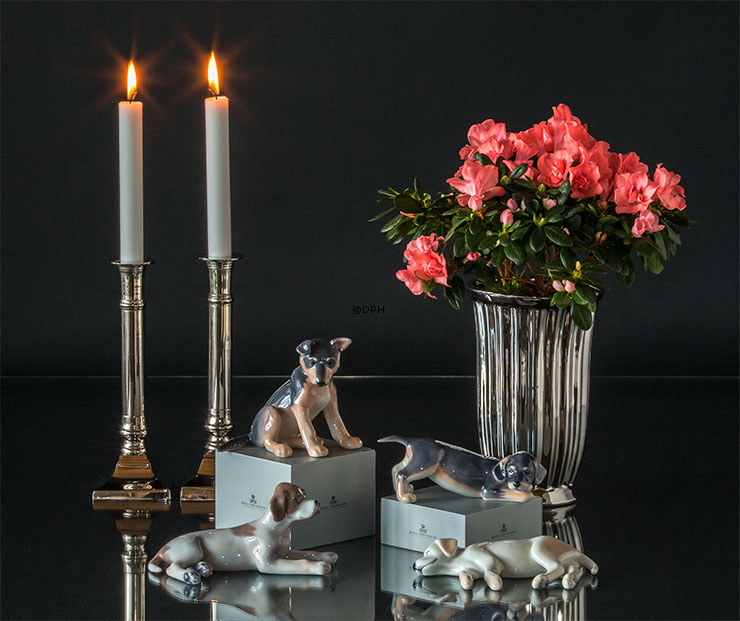 Deutscher Schäferhund Welpe, Royal Copenhagen Hundefigur Nr. 683