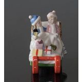 Clara & Peter with sleigh, Royal Copenhagen figurine