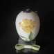 Påskeæg med gul tulipan, stort, Royal Copenhagen påskeæg