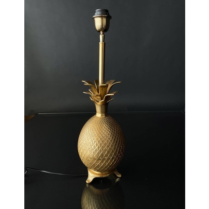Table lamp Brass finish pineapple without lampshade