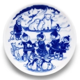 2005 The Children's Christmas plate 1st day issue plate with plaq., Royal Copenhagen