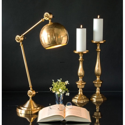 LARGE Table lamp Brass Finish 71cm, Reading Lamp
