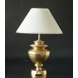 Table lamp Brass finish, rustic look, without lampshade 52 cm