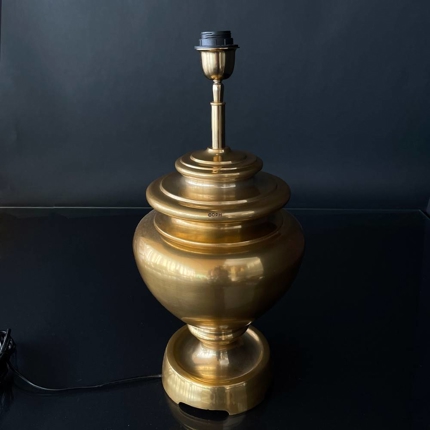 Table lamp Brass finish, rustic look, without lampshade 52 cm
