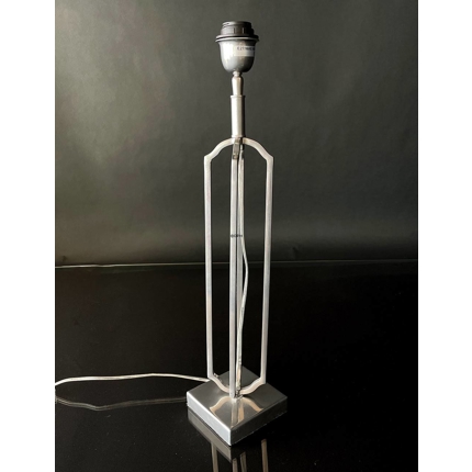 Table lamp Matte Nickel Finish without lampshade, 57 cm (may appear slightly skewed)