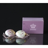 Easter egg with Wild Chives and Chives petals, 2 pcs., Royal Copenhagen Easter Egg 2022