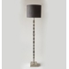 Standerlampe Nikkel Finish (rustik sølv) med firkanter uden skærm