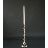 Candleholder Nickel/silver Finish 48 cm, Small