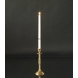Candleholder Matte Brass Finish 25 cm