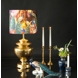 Candleholder Matte Brass Finish 25 cm