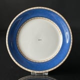 Liselund, Plate, Dark blue, Royal Copenhagen