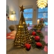Weihnachtsbaum in Gold Finish 44 cm, Klein
