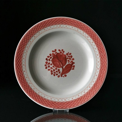 Royal Copenhagen/Aluminia Tranquebar, rot, Teller 25cm Nr. 13/948