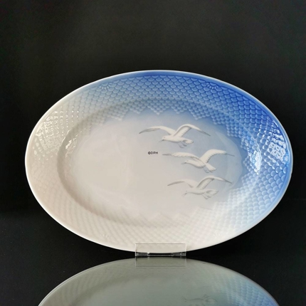 Möwegeschirr ohne Gold, Servierplatte Nr. 15, 375 oder 315, groß, 40,5 cm