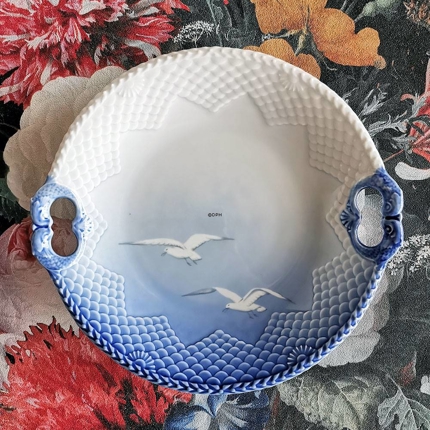 Möwegeschirr ohne Gold, Kuchenteller mit Ohren Nr. 422 oder 304 oder 101, 26 cm