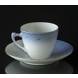 Seagull Service with gold Espresso Cup and Saucer no. 108B, 059 or 463, capacity 7,5 cl.