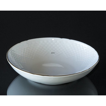 Seagull Service with gold, round bowl no. 44, 577 or 312 20cm