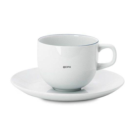 Blaue Kante, NUR KAFFEETASSE, Inhalt 18 cl, Royal Copenhagen