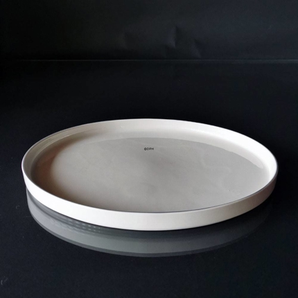 Blaue Kante, Oval Tablett order Servierplatte Nr. 3080 oder 375, Royal Copenhagen