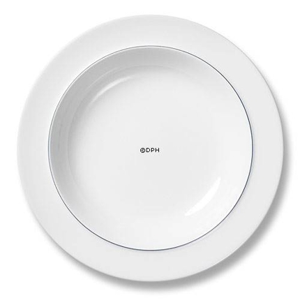 Blaue Kante, Suppenteller 24cm Nr. 3073 oder 605, Royal Copenhagen