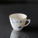 Blue fluted/Blue Traditionel tableware Expess coffee cup and saucer no. 108 B, Bing & Grondahl