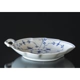 Blue Traditional tableware leaf-shaped pickle dish, small 19cm