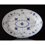 Blue traditional Oval Dish 28 cm, Blue Fluted Bing & Grondahl