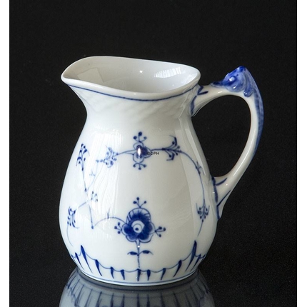Blue traditional cream jug, small 1.5 dl. Blue Fluted Bing & Grondahl no. 85B or 393