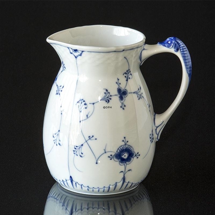 Blaugemalt Milchglas 6,5 dl, 15cm, Musselmalet Bing & Gröndahl Nr. 85 oder 442