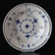 Blue traditional deep plate 21 cm full lace, Bing & Grondahl