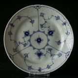 Blåmalet flad tallerken 19,5 cm, Musselmalet Bing & Grøndahl