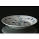 Blue traditional flat plate 19,5 cm, Blue Fluted Bing & Grondahl no. 619