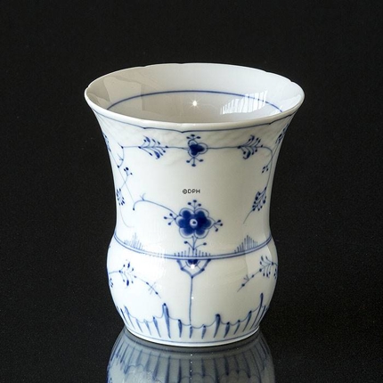 Blue traditional vase 10cm, Blue Fluted Bing & Grondahl no. 191 or 677