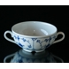 Blaugemalt Suppentasse mit Untertasse, Musselmalet Bing & Gröndahl Nr. 247 oder 768