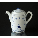 Blue traditional Coffee Pot 1 ltr., Blue Fluted Bing & Grondahl