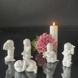 UYUNI Lighting LED Pillar Candle, Medium, White