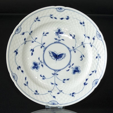 Sommerfuglestel flad middags tallerken, 24 cm, Bing & Grøndahl nr. 25 eller 624