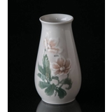 Vase med Blomst lys Julerose stel Bing & Grøndahl