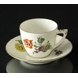 Sächsische Blume Kaffeetasse und Untertasse, Inhalt 12,5 cl., Bing & Gröndahl Nr. 102, 305 oder 071