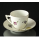 Sächsische Blume Kaffeetasse und Untertasse, Inhalt 12,5 cl., Bing & Gröndahl Nr. 102, 305 oder 071