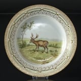 Fauna Danica Hunting service plate, with deer (Cervus Dama), Royal Copenhagen