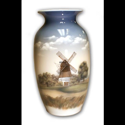 Vase with mill, Royal Copenhagen no. 806