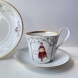 2007 Royal Copenhagen Weihnachtstasse mit Kuchenteller und Untertasse, Set